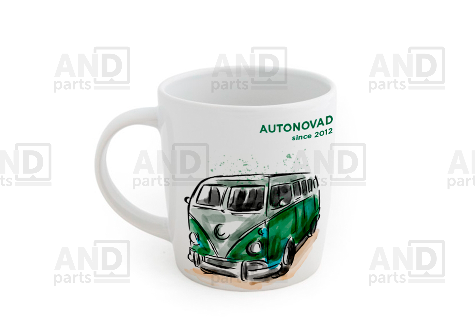 Чашка зелений ретро автомобіль ANDSUV024 AND