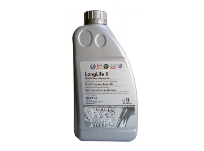 "Масло моторное синтетическое ""LONGLIFE II 0W-30"", 1Л" G052183M2 VAG